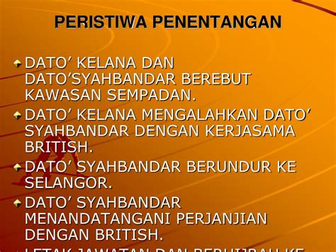 \ faktor penentangan dol said 1) mempertahankan kemerdekaan naning. Faktor Faktor Penentangan Dato Maharaja Lela Terhadap British