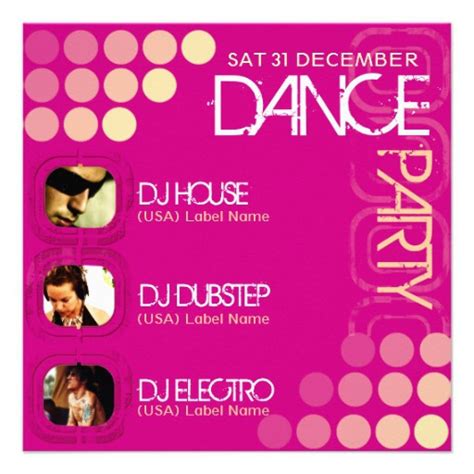 And once you've got your template of choice, no need to look for a separate party invitation maker online. Template For Disco Party Invitation