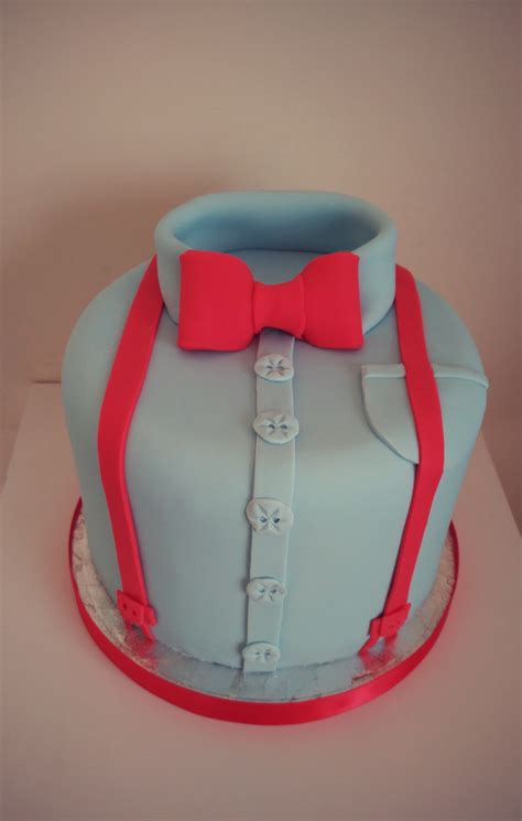Shirt And Tie Cake With Images Shirt Cake Dad Cake Fondant Cakes