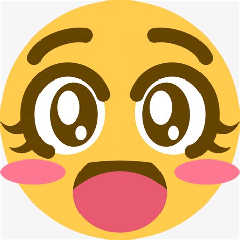 Kawaii Face Png Transparent Background Discord Emoji Blush Hd Png