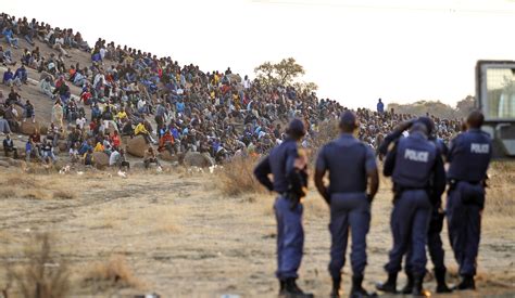 Marikana Massacre Marikana Cops To Face The Law Cyril Ramaphosa