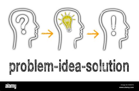 Problem Idea Solution Stock Photo Alamy