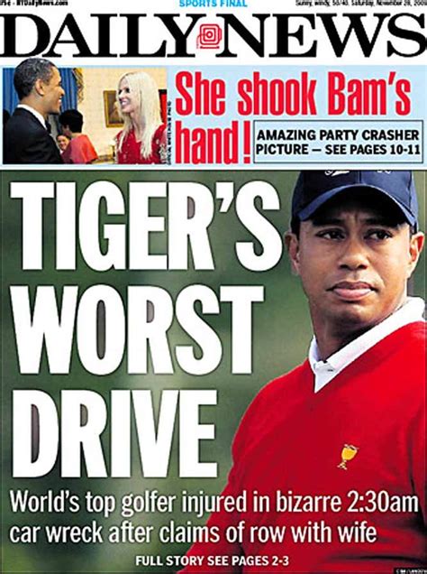 Tiger Woods Newspaper Headlines Sports Illustrated