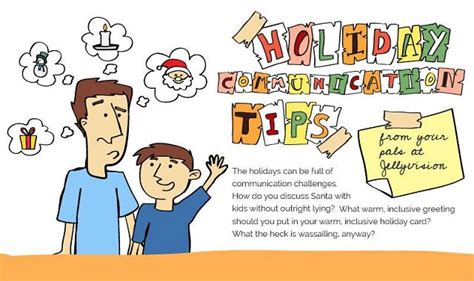 Holiday Communication Tips Infographic Visualistan
