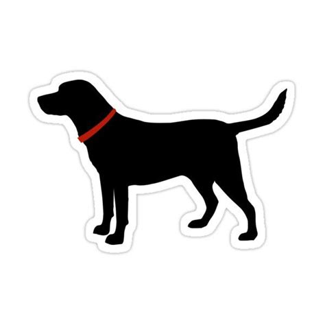 Labrador Retriever Black Lab Sticker By Madeulaugh Labrador