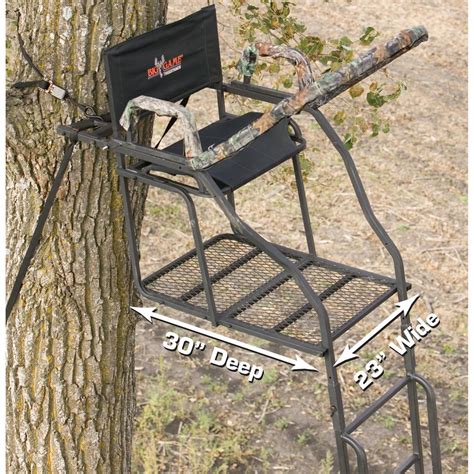 20 The Ultra Max Deluxe Ladder Stand From Big Game Treestands