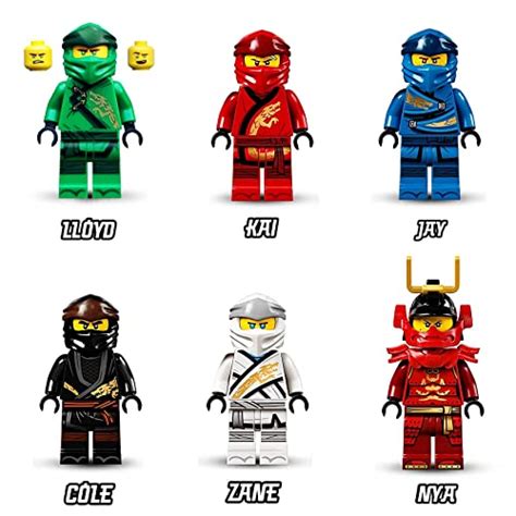 Figures Lego Ninjago Legacy Minifigure Combo Pack Lloyd Jay Kai Cole Zane