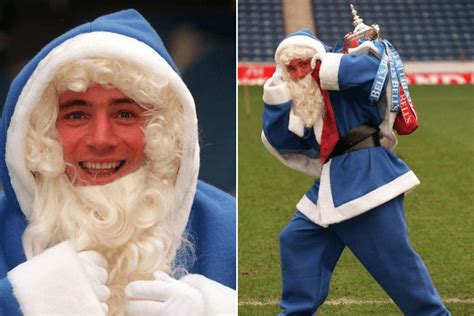 Rangers Legend Ally Mccoist Shares Hilarious Festive Throwback Dressed As Santa In Blue The