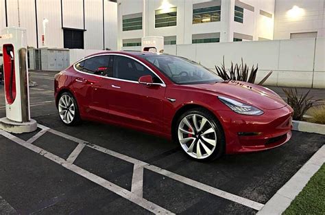 Tesla Model 3 Performance Possibly Spotted Ahead Of Dual
