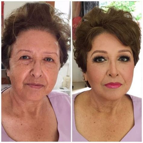 Maquiagem Na Terceira Idade Antes E Depois Beauty Makeover Makeup Makeover Beauty Makeup