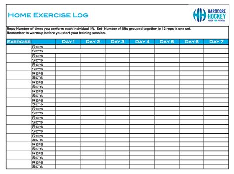 6 Best Images Of Free Printable Weight Lifting Workout Logs Printable