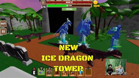 Roblox World Defenders New Ice Dragon Tower After 20 Wins In Pvp