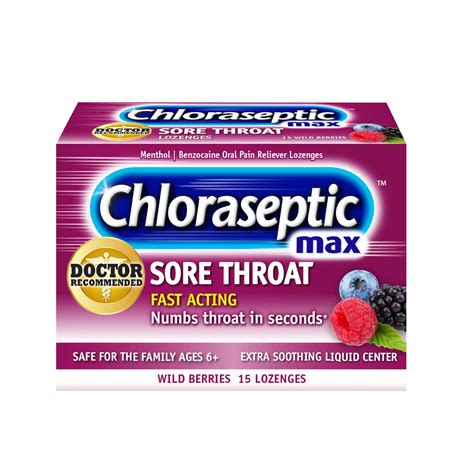 Mua Chloraseptic Max Strength Sore Throat Lozenges Wild Berries Flavor