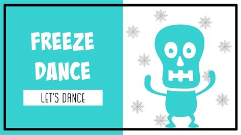 Freeze Dance For Kids Lets Dance Boredom Buster For Kids Youtube