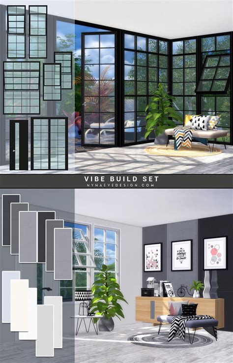 Nynaevedesign Vibe Build Set Enhance The Emily Cc Finds