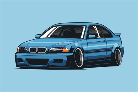 Jdm Car Vector Illustration Transportation Illustrations ~ Creative