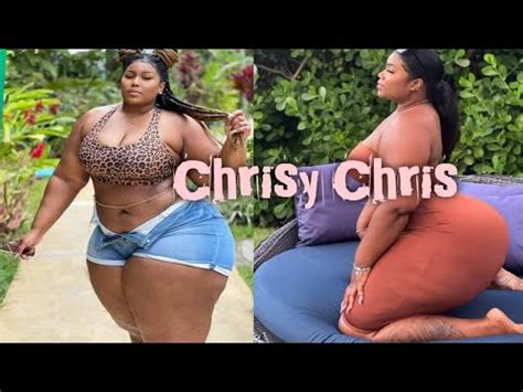 Chrisy Chris Thick Model Body Positive Plus Size American Fashion