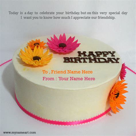 Birthday Wishes Cake For Best Friend