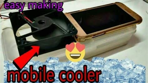 How To Make Mobile Cooler At Home Easy Mobile Cooler Making Cpu Fan