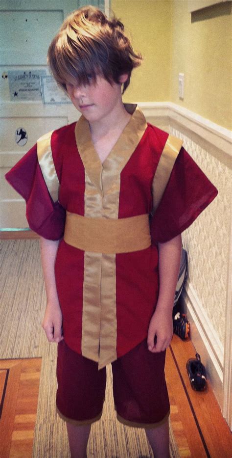 Avatar Prince Zuko Costume I Made Based Off Character Sketches
