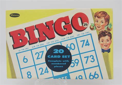 Vintage Bingo Game 1958 Whitman Publishing Co Never Used Etsy