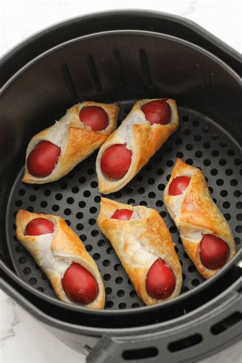 Featured in 6 scrumptious hot dog recipes. Air Fryer Pigs in a Blanket - Cook it Real Good