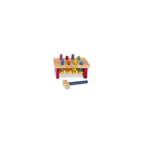 Melissa And Doug Deluxe Pounding Bench Wooden Toy With Mallet Epic Kids