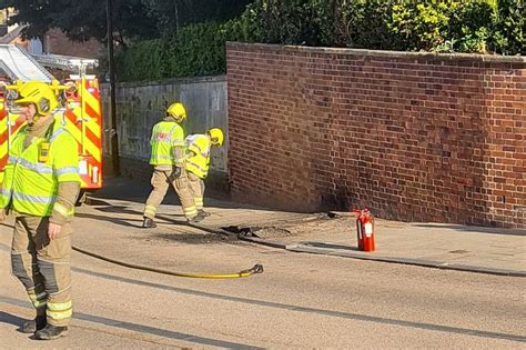 Firefighters Called After Pavement Explodes In Warwick Coventrylive