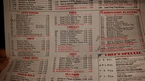 We did not find results for: Their menu - Picture of Great Wall Chinese Restaurant ...