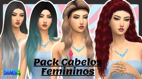Pack De Cabelos Femininos The Sims 4 Cps Parte 3 Youtube Vrogue