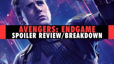 Avengers Endgame Spoiler And Breakdown Review Mega Spoilers Youtube
