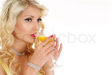 Superb Blonde With A Bright Appearance Stock Image Colourbox
