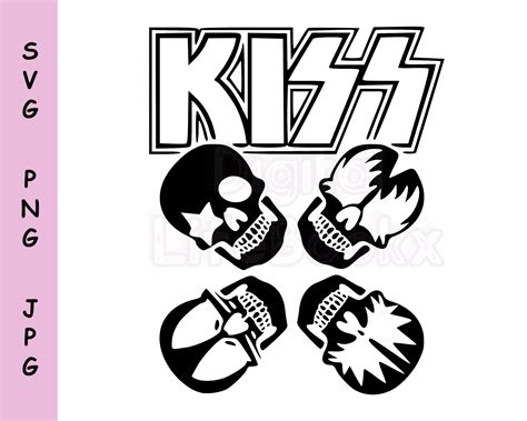 Kiss Band Svg Heavy Metal Svg Rock Svg Diy Svg Png Files Etsy