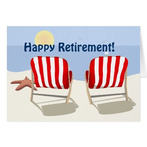 Beach Chair Retirement Card