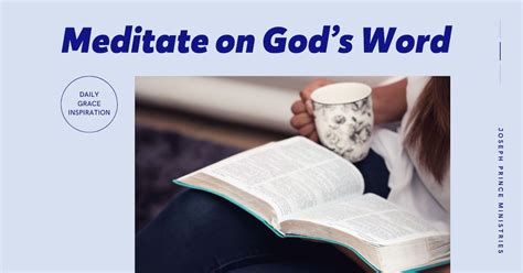Daily Grace Inspiration Meditate On Gods Word Joseph Prince Ministries