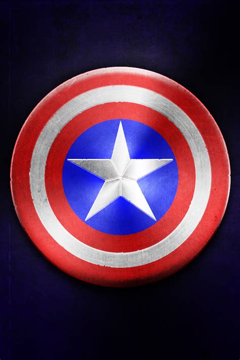 Capitan america wallpaper para celular. Captain America Shield iPhone Wallpaper - WallpaperSafari