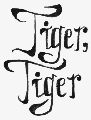 Tiger Stripe Font Tiger Png Text Transparent Png X Free