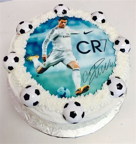 Cristiano Ronaldo Edible Imaged Cake Dvascakes Cambridge Soccer