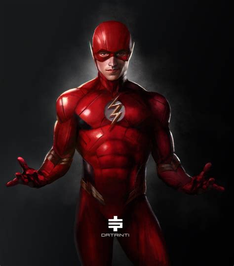 Second Ezra Miller Suit ~ Fanmade Flash Characters Superhero Comic