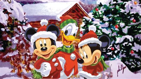 Mickey Mouse Christmas Wallpapers Wallpaper Cave