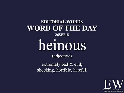 Word Of The Day 26sep18 Editorial Words