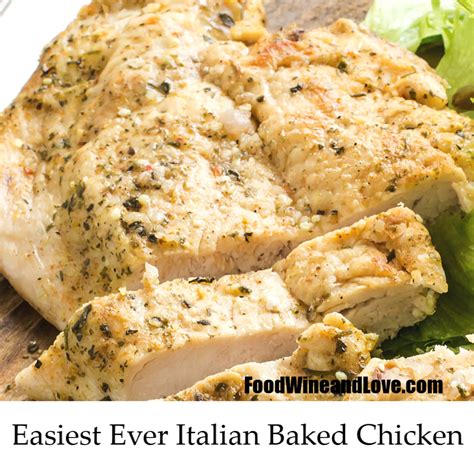 This Is A Very Delicious And Easy Italian Baked Chicken Is Friendly To