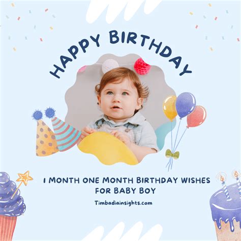 1 Month One Month Birthday Wishes For Baby Boy