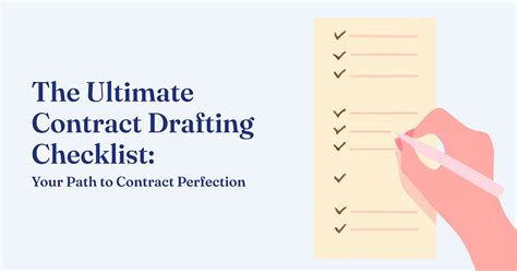 The Ultimate Contract Drafting Checklist