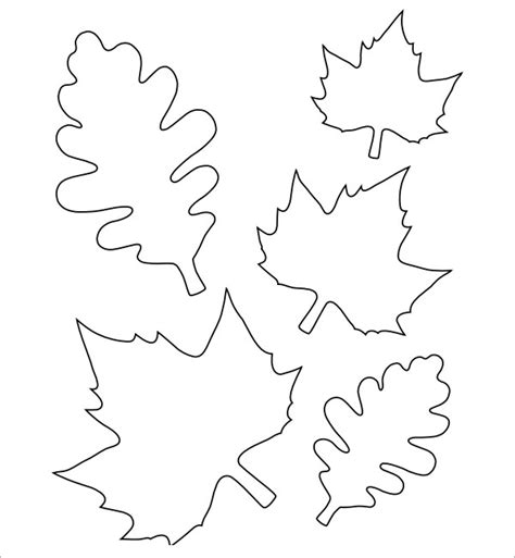Take them on tour outside and do leaf rubbing. Leaf Template - 7 Free PDF Download | Sample Templates