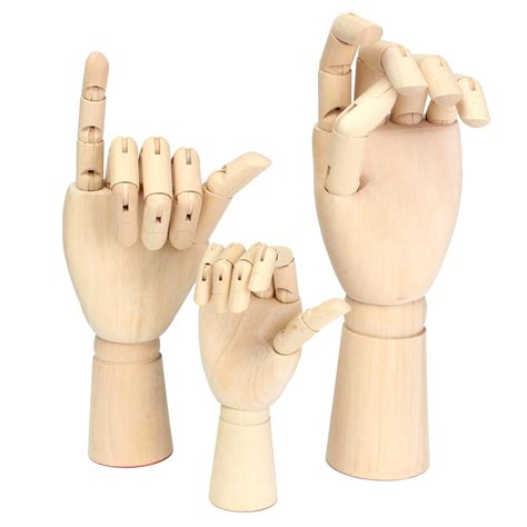 Wooden Artist Articulated Modle Right Hand Art Model Sketch Figure