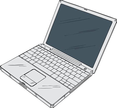 Laptop Free Stock Photo Illustration Of A Laptop Computer 17116