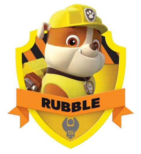 Mamá Decoradora Paw Patrol PNG descarga gratis en Imprimibles paw patrol Rubble