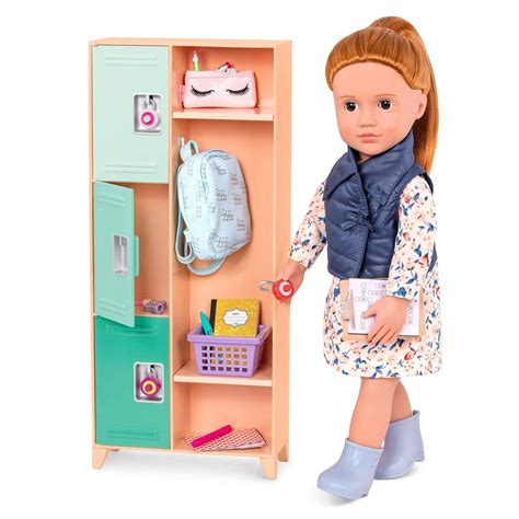 Deluxe Accessory School Locker Set In 2021 American Girl Toys