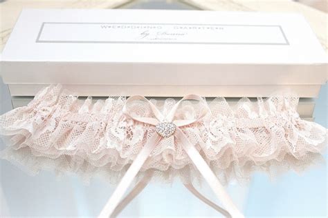 Blush Pink Garter Blush Pink Wedding Garter Blush Rose Etsy